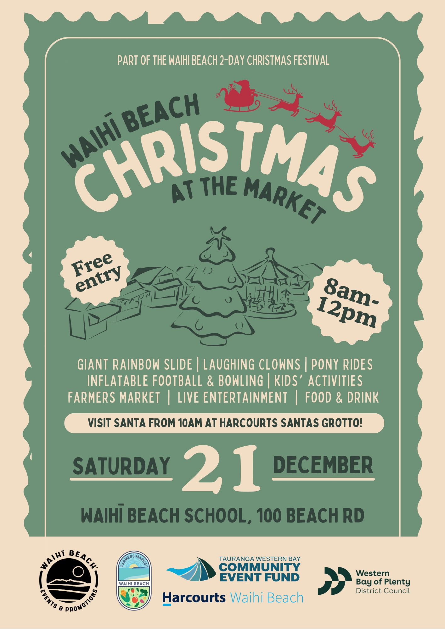 Waihī Beach Christmas at the Market event