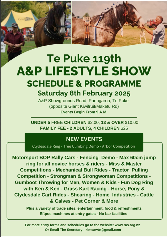 Te Puke 119th A and P Lifestyle Show